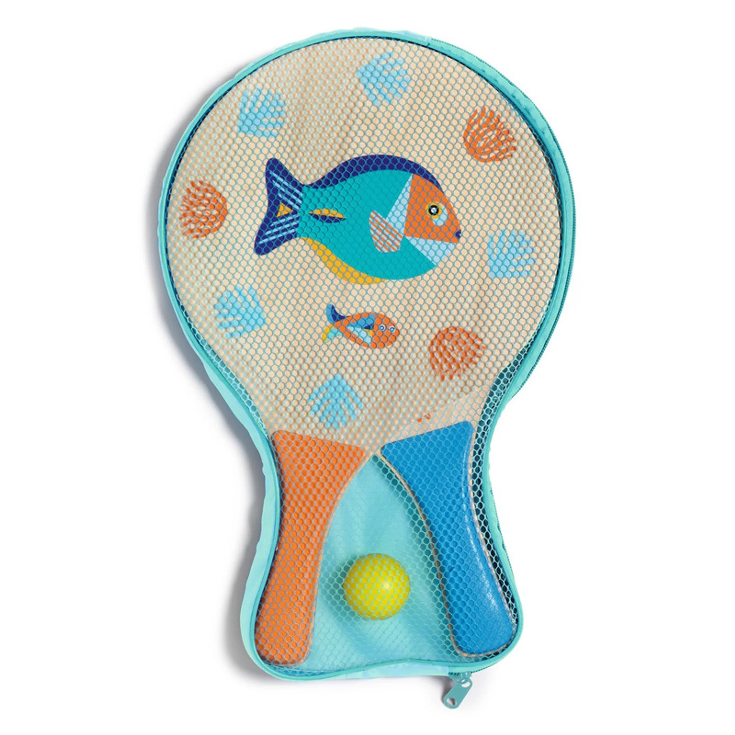 DJECO Sea Racket Set - 2 rackets 1 ball