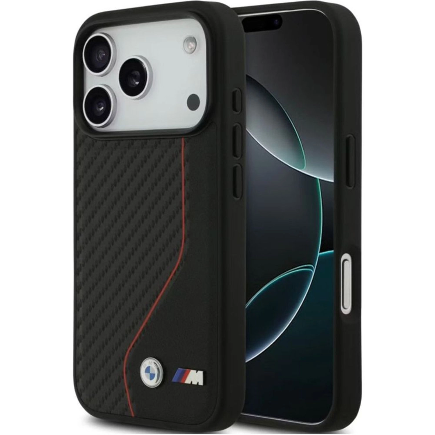 MagSafe Leather & Carbon Case for iPhone 17 Pro