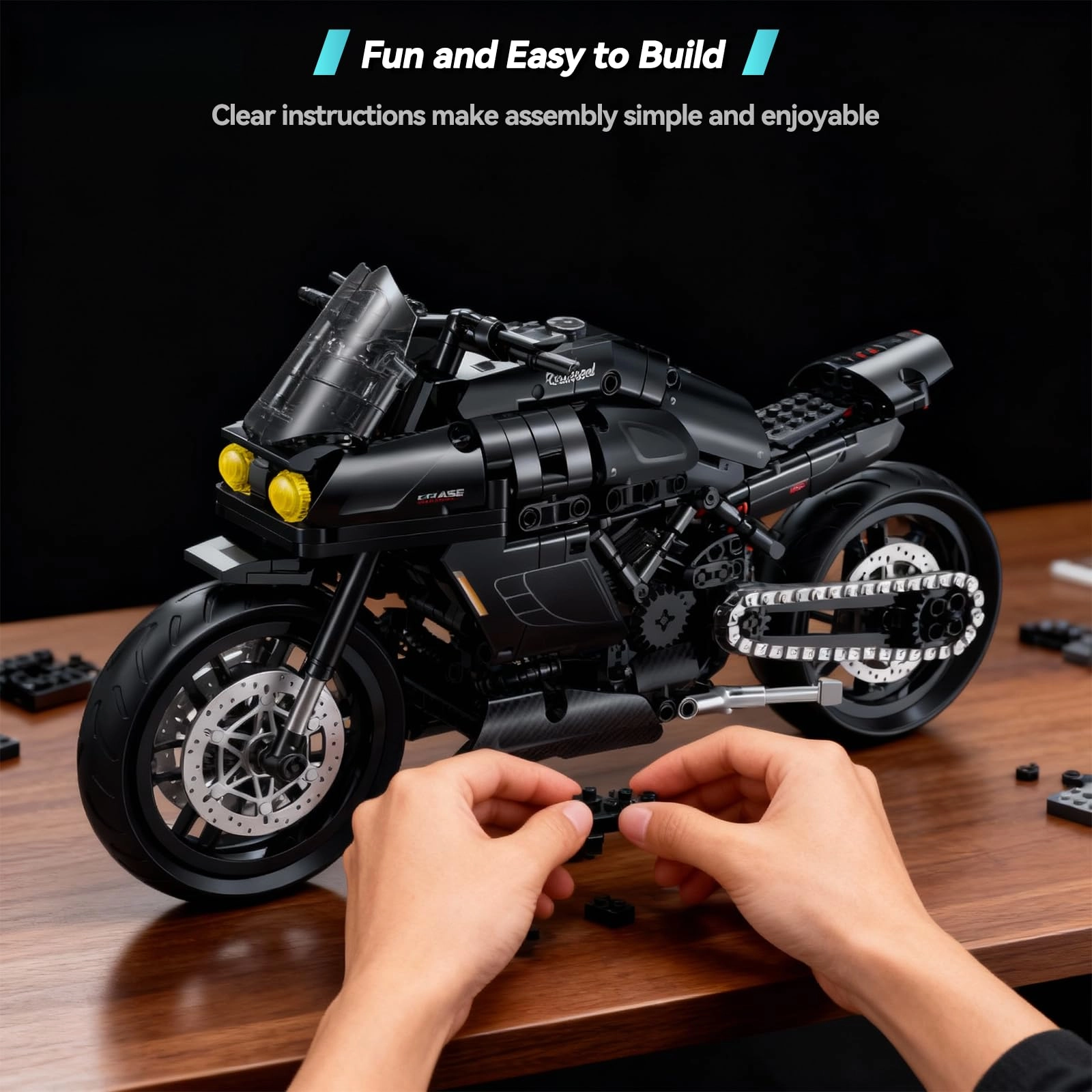 Motorcycle Technic Model Building Set