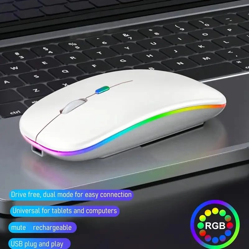 Ergonomic RGB Mouse - Wireless