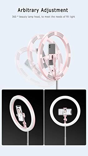 LED ring light - 3300-6000K Silver dimmable
