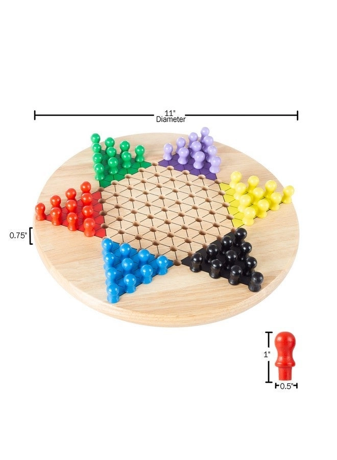 Eckers - 11 Inch Wooden Board Traditional Pegs Set