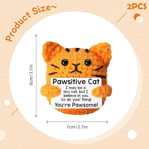Positive Cat - Handmade 10 cm Set