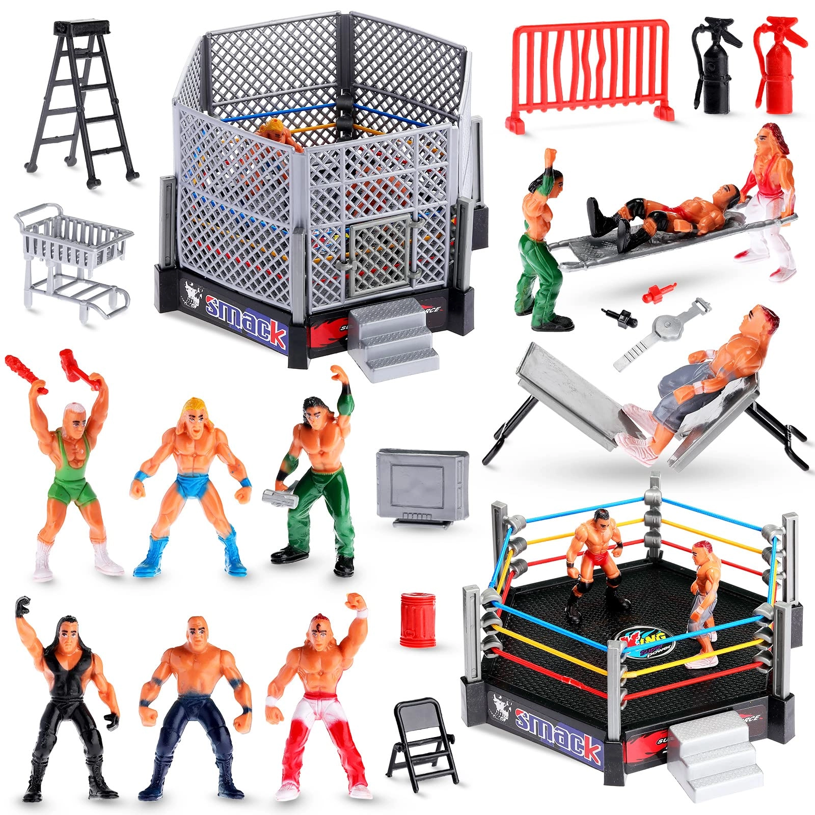 Skylety Wrestling Toys - 32 Pieces