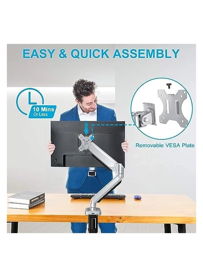 Single Monitor Desk Mount - 1 32 Inch