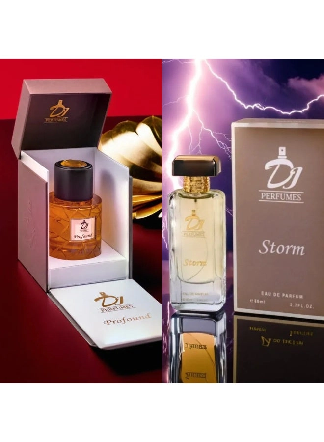 Dj Perfumes Profound Eau de Parfum 100ml + Storm Eau de Parfum 80ml