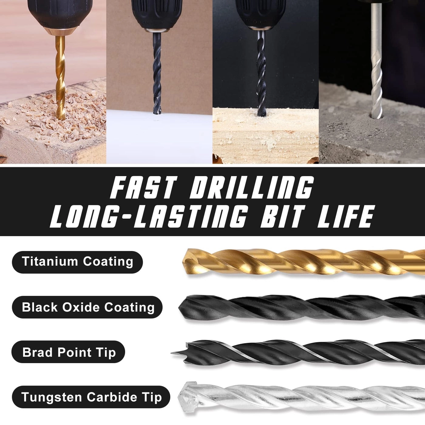 Drill Bit Set - 246 Pcs