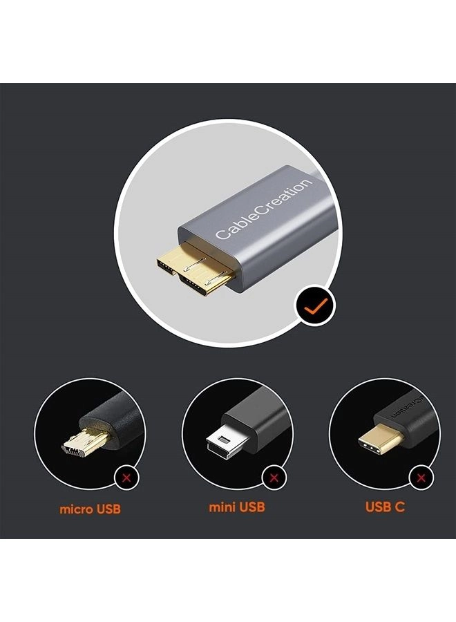 CC0762 Cable 5Gbps USB-A to Micro-B 1m Braided