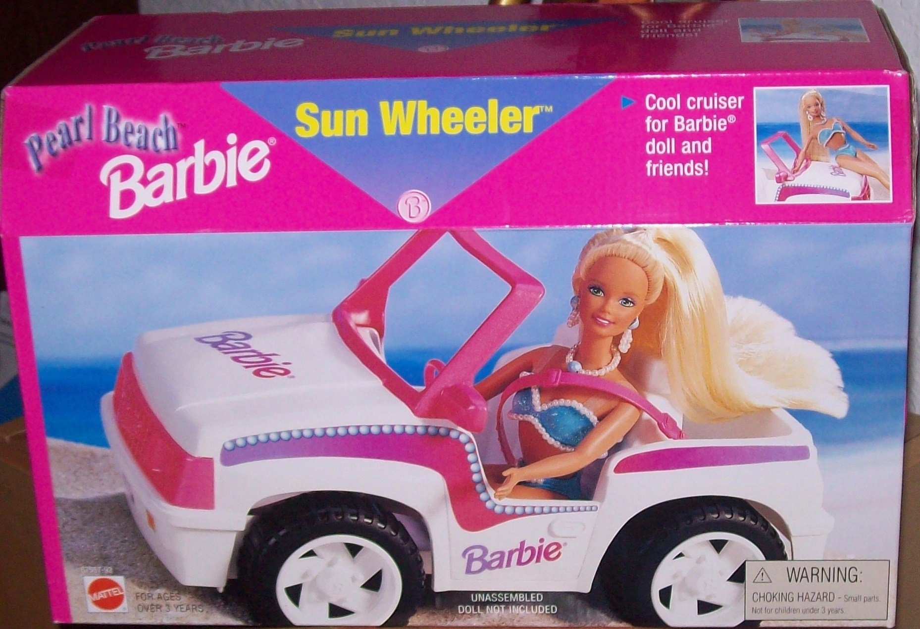 Barbie Pearl Beach Sun Wheeler - Porcelain Ages 36+