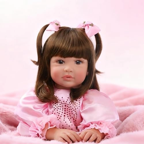 Reborn Baby Doll - 24 Inch Vinyl Silicone Girl Ages 3+