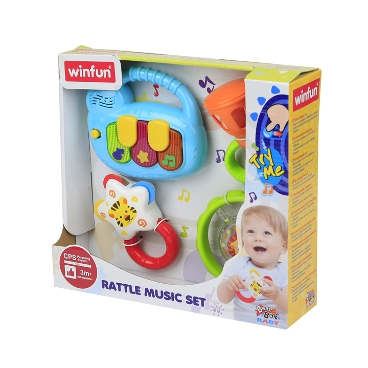 Rattle Music Set - Suitable for 3 months & above