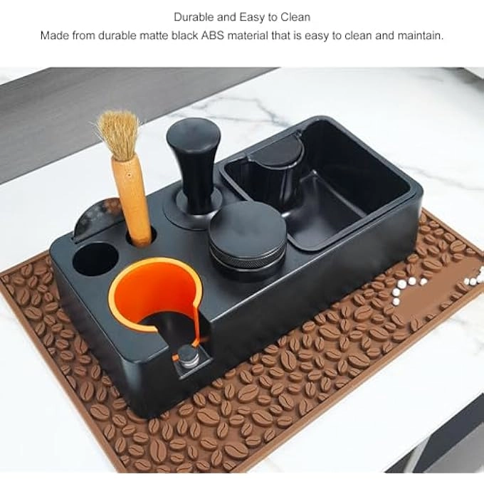Espresso Tamping Station - Knock Box Coffee Accessory Organizer
