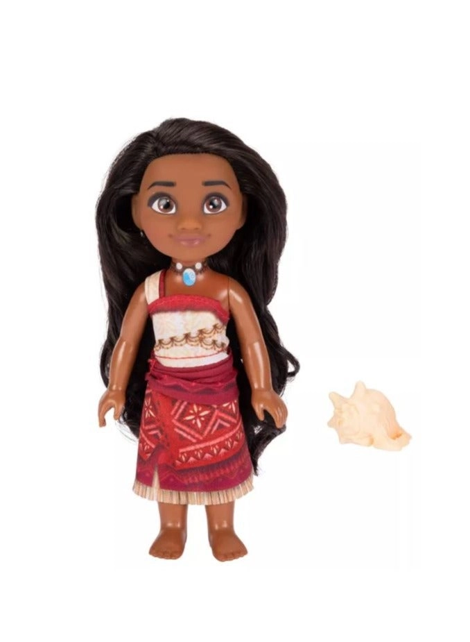 Disney Moana Petite Doll - 6-Inch Comb Bundle