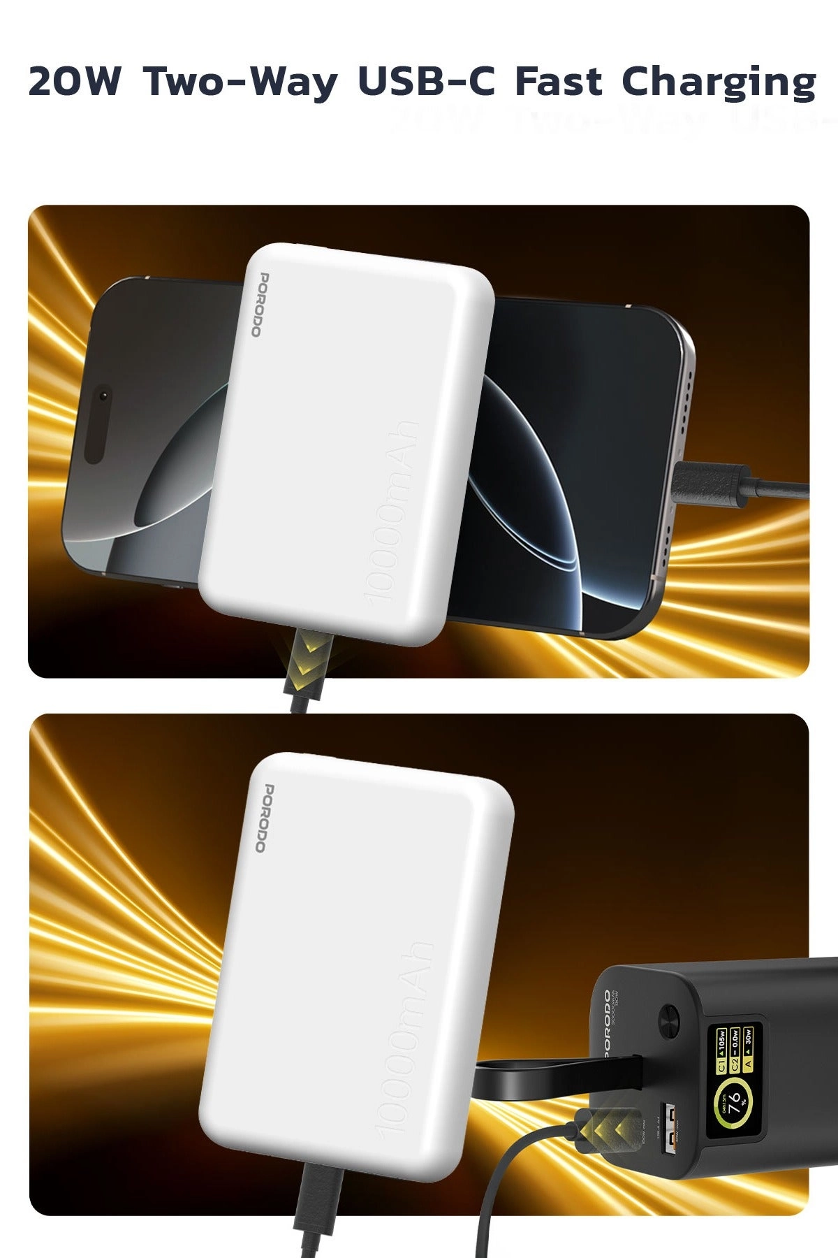 PD-PBFCH004-BK - 10000 mAh 20W