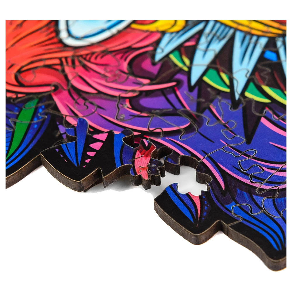 Majestic Wolf Wooden Puzzle (4107390-WOLF_KS) - 310 pcs