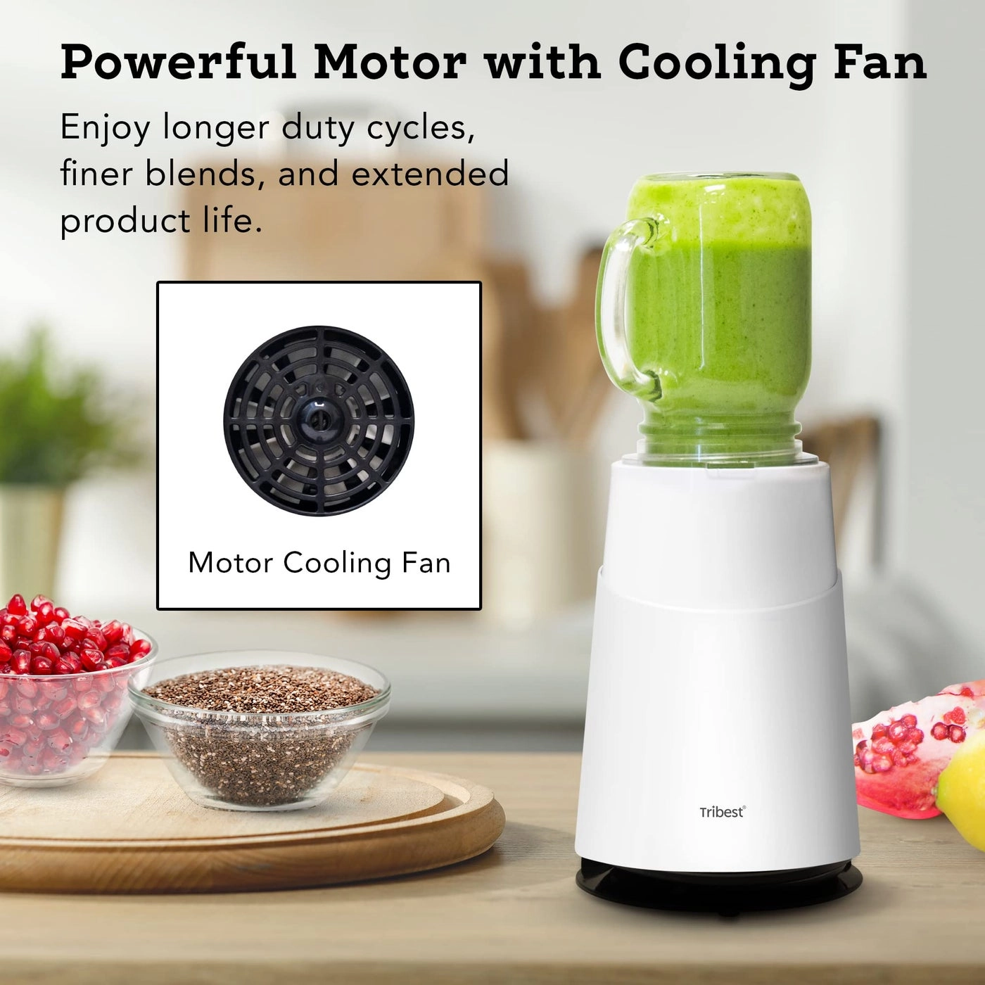 Personal Blender II - Mason Jar Ready Portable Blend-and-Go