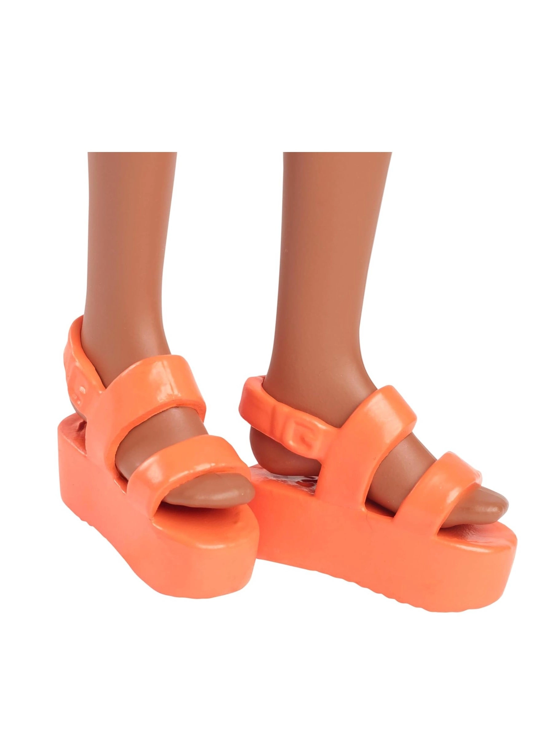 Barbie Fashionistas Flower Check Dress - 30 cm Black Hair Ages 3+