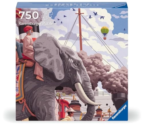 Art & Soul Around the World in 80 Days Puzzle (12001201-6) - 750 pcs