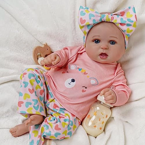 Reborn Baby Doll - 20 Inch Vinyl Girl Ages 3+