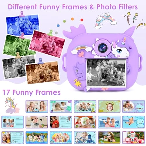 GuKKK 1080P Children's Camera - 2.4 Inch Screen 32GB Set