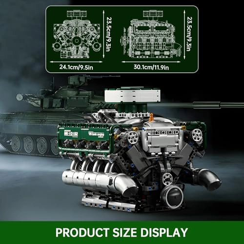 V8 Engine (MK10182) - 2250PCS Battery Motor