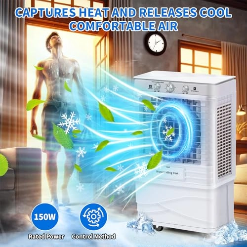 Evaporative Air Cooler - 4120 Cubic Feet Per Minute 45L