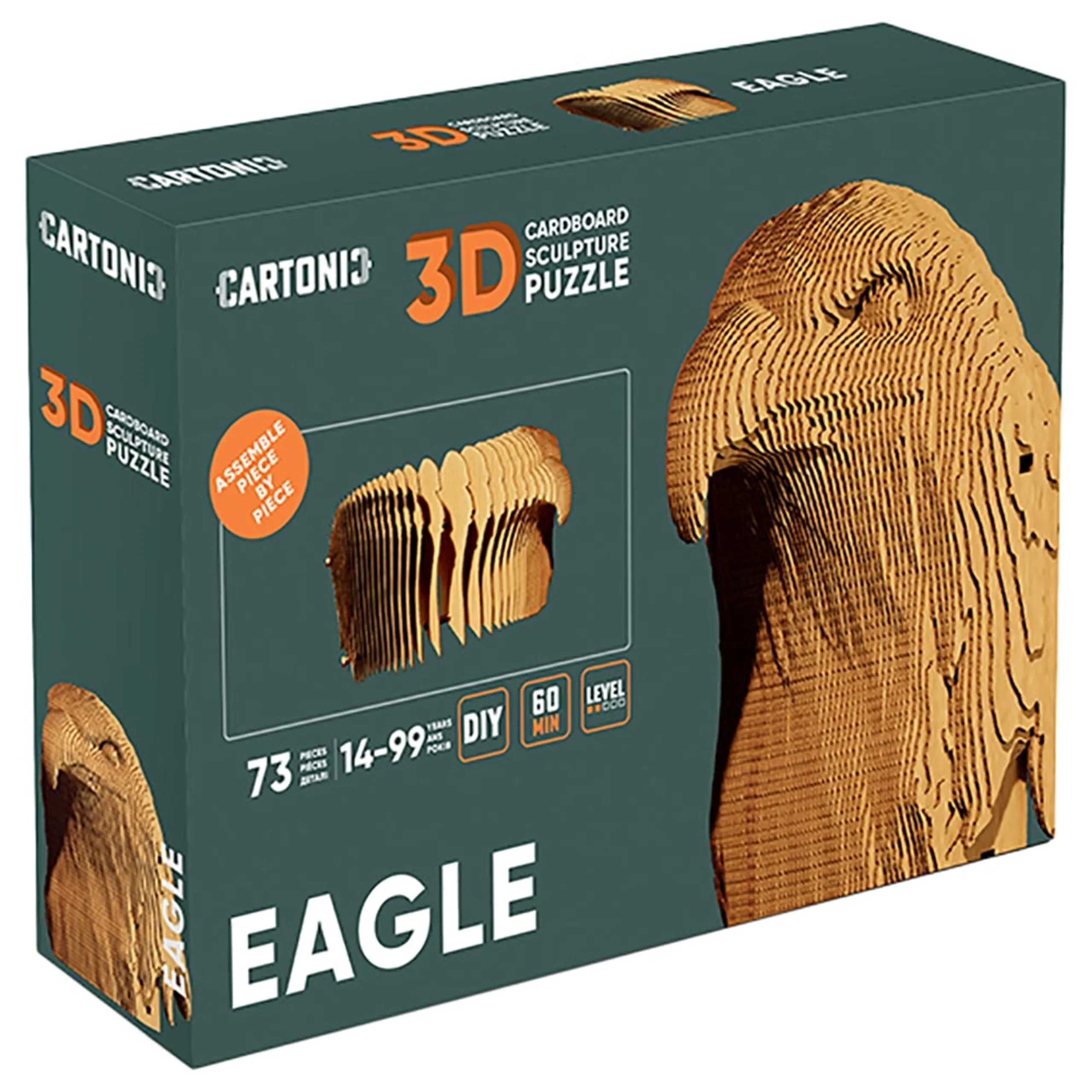 CARTONIC Eagle 3D Puzzle (CARTEAG) - 73 pcs
