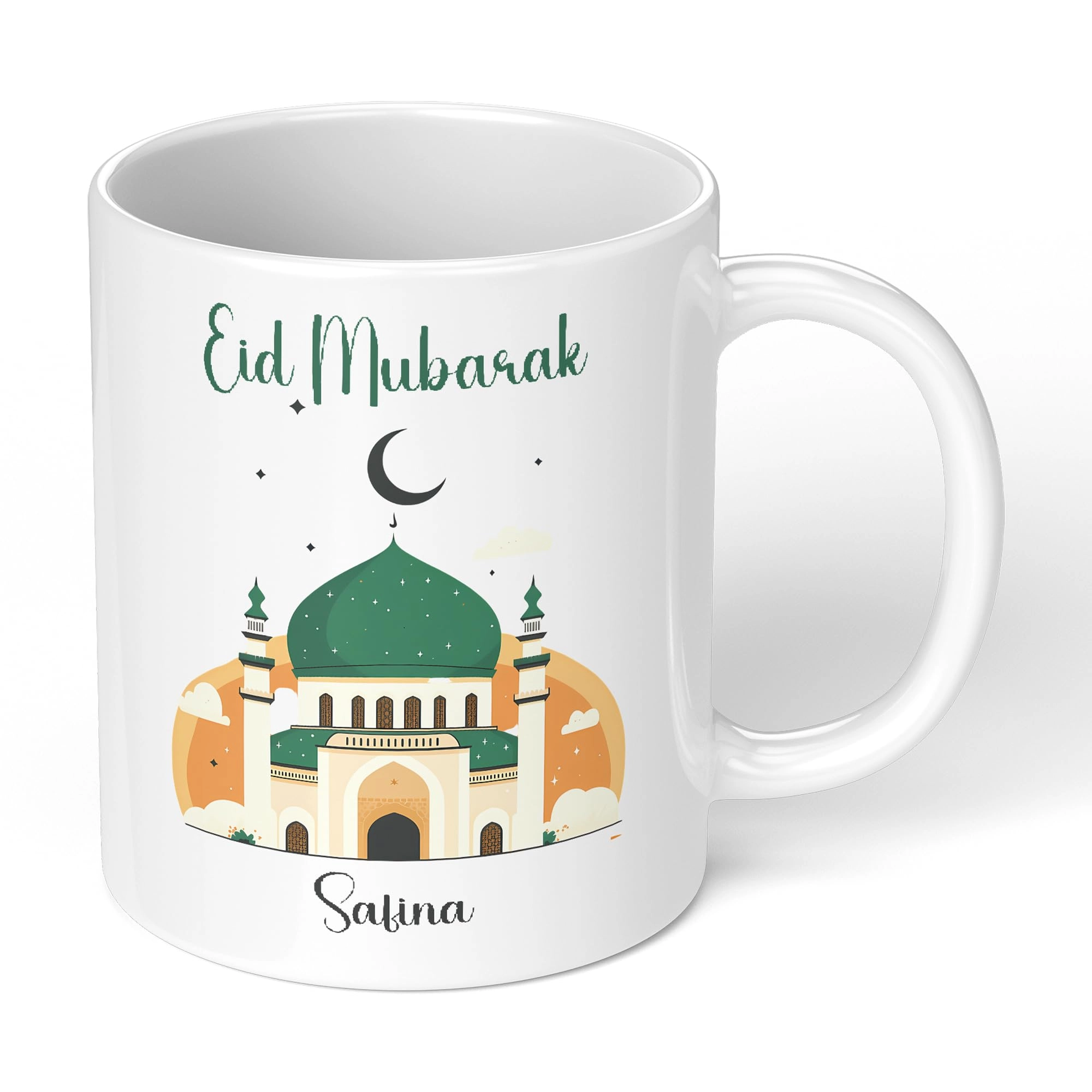 print maniacs Eid Mubarak Mug - 1 pcs - Personalised - 330 ml