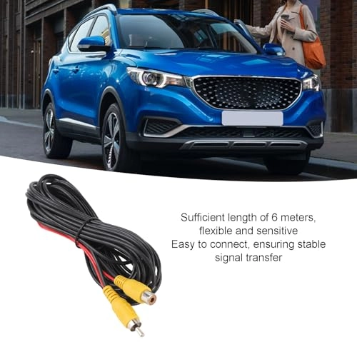 Backup Camera Video Cable - 6M 19.68FT Male to Female