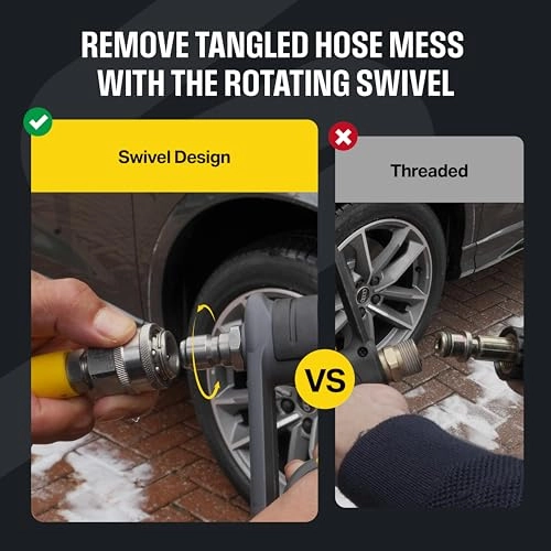 Swivel Pressure Washer Gun - 5000 PSI 12 GPM