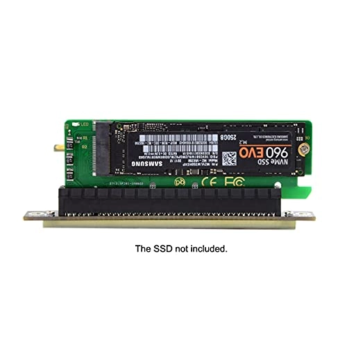NGFF M-Key NVME AHCI SSD to PCI-E 3.0 x4 Adapter - PCIe 3.0 Type 2230/2242/2260/2280