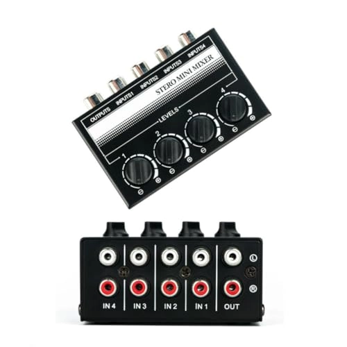 Audio Mixer - 4 channels