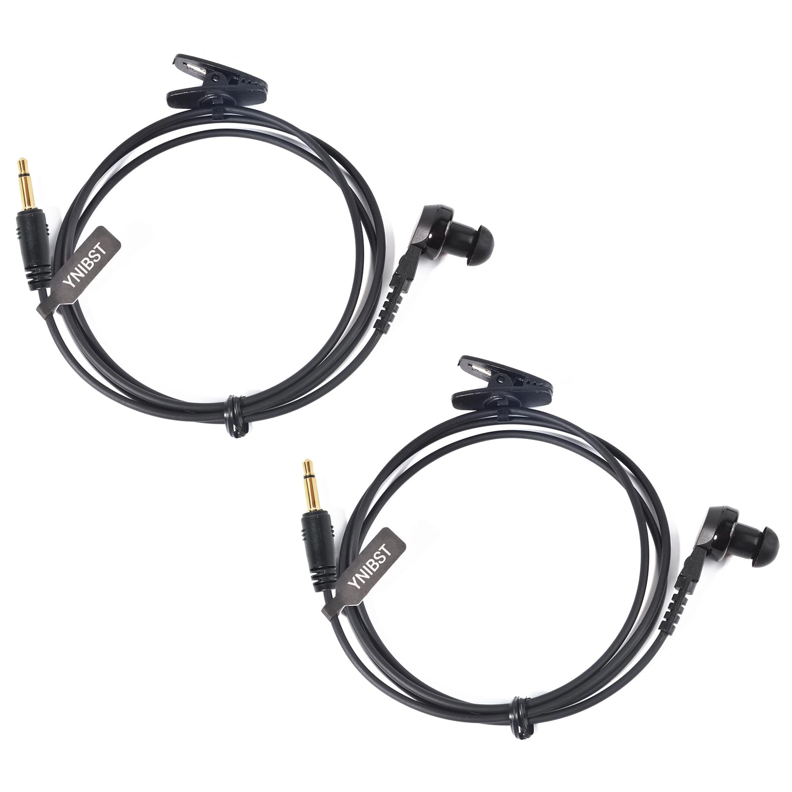 QUANZHOU HOUYUAN COMMUNICATION LIMITED 3.5mm Listen/Receive Only Earpiece - In-Ear 2-Pack