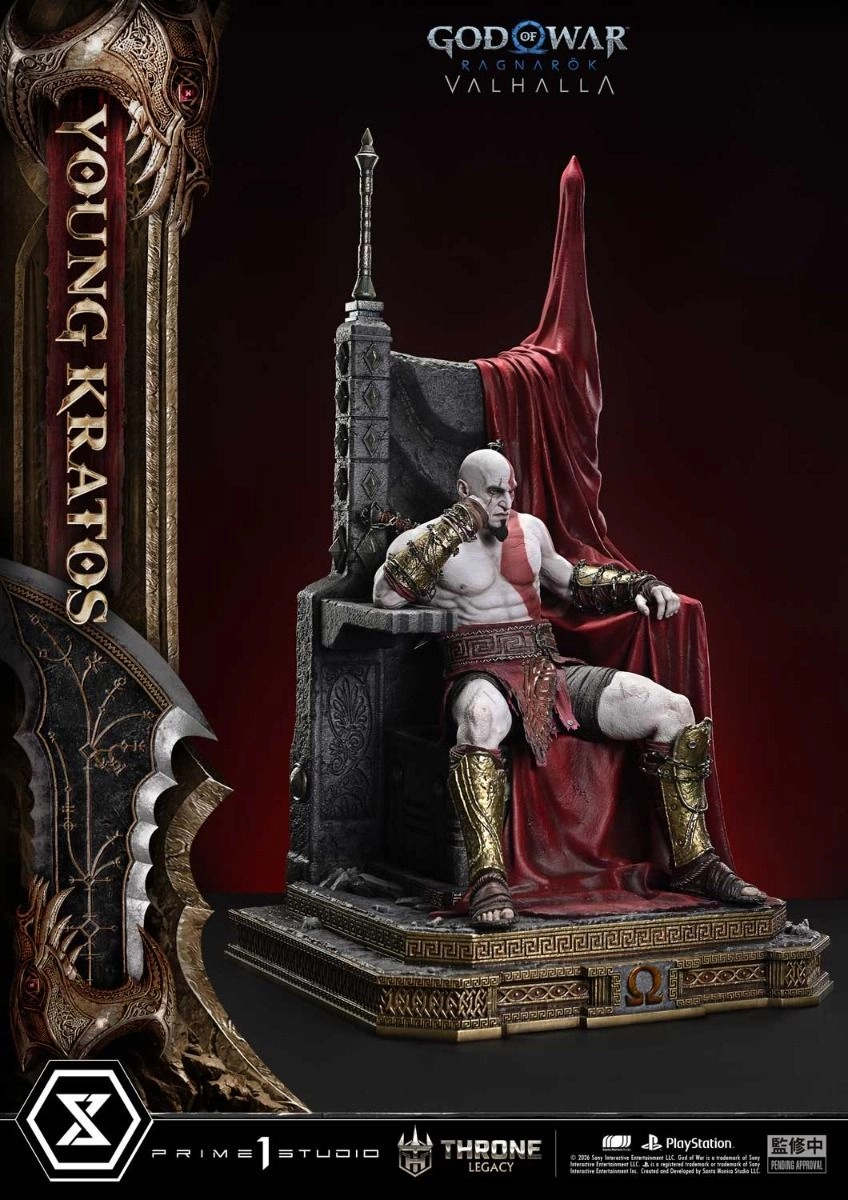 Young Kratos Throne Legacy - Polystone and other materials