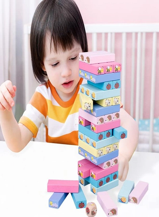Stacking Tower Blocks - 54 Pcs