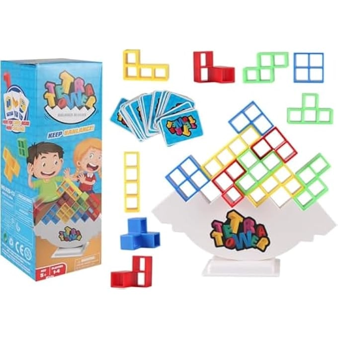 TETRA TOWER BALANCE GAME - 16 pcs