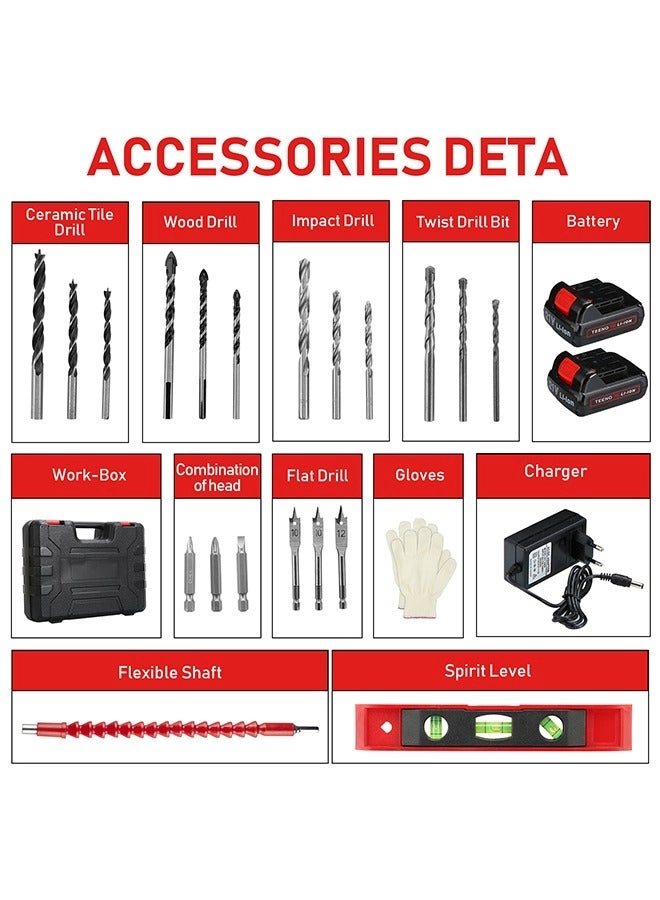 Cordless Drill Driver - 1.5 Ampere-hour