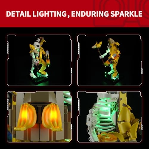 2.0 Light Kit - LED Compatible with Lego 77072