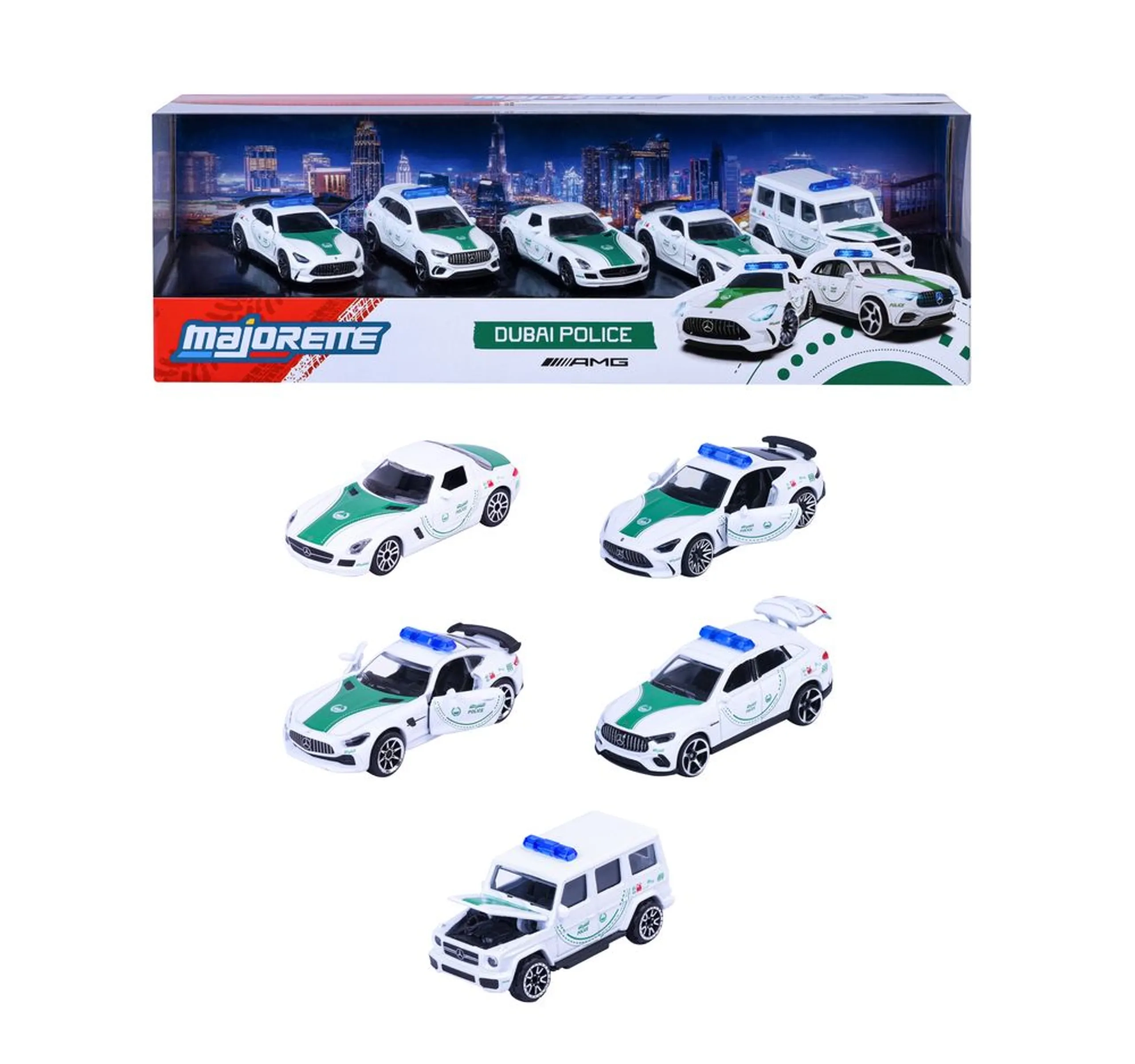 Dubai Police Car - 5pcs Giftpack