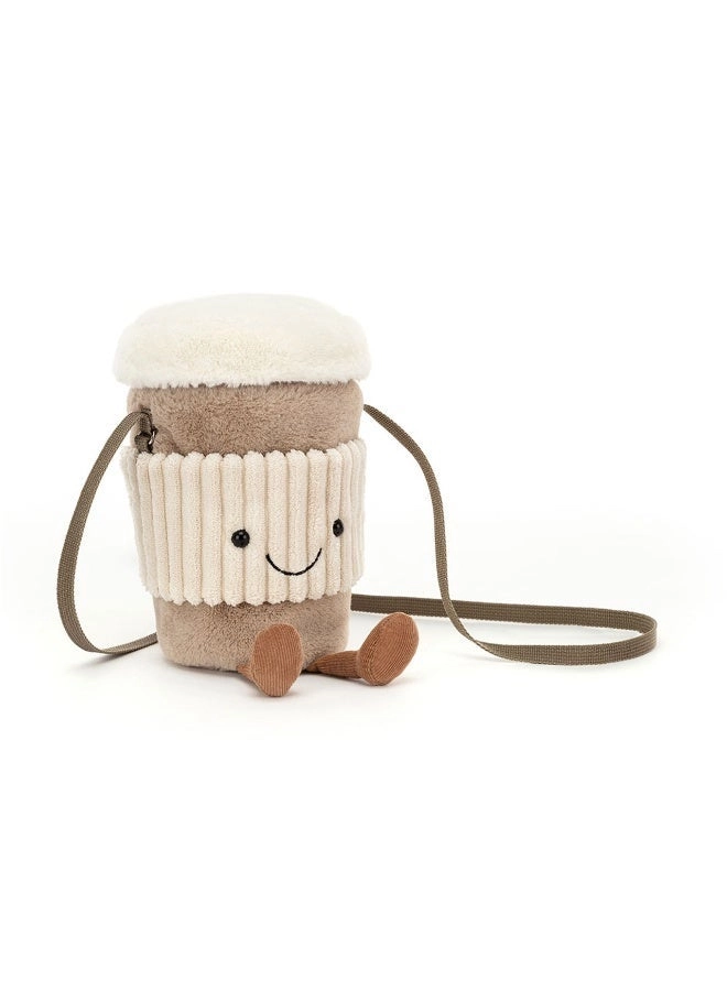 Coffee Cup Shape Crossbody Bag