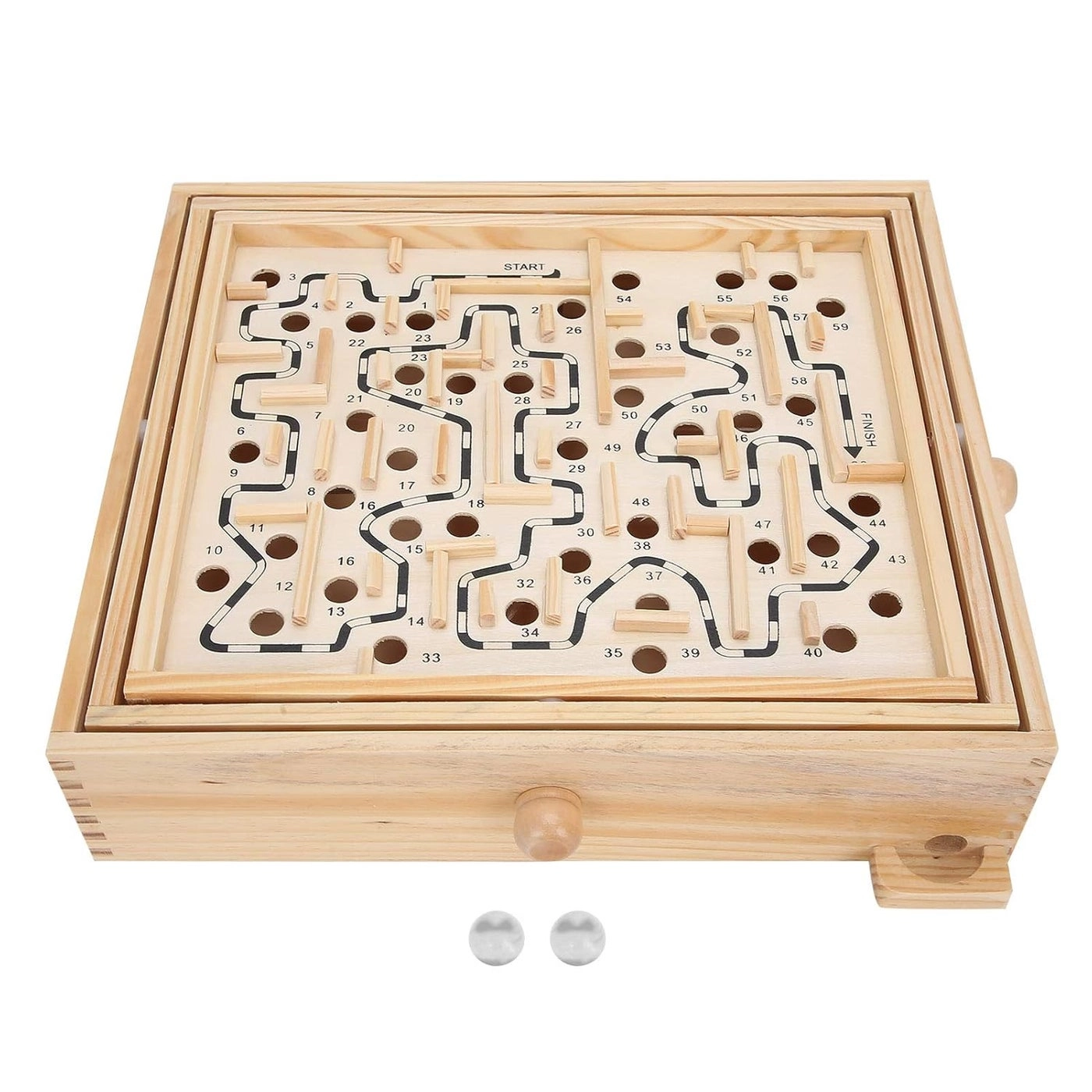 cheekyglo Wooden Labyrinth Puzzle