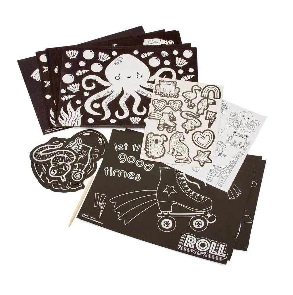 Scratch And Color Bumper Box - 20 pieces