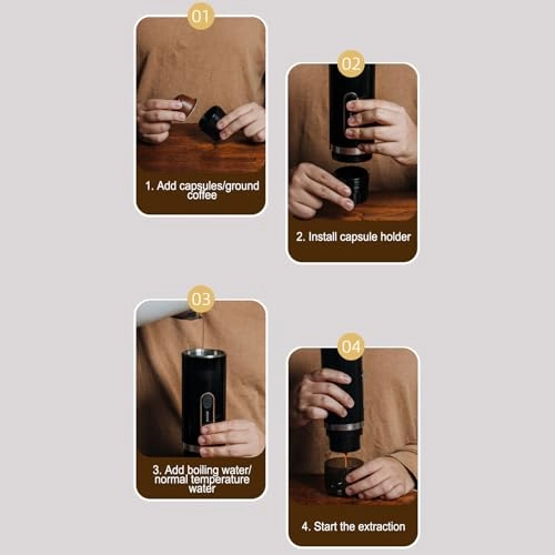 Compact Self Heating - Portable 7500mAh Capsule Compatible