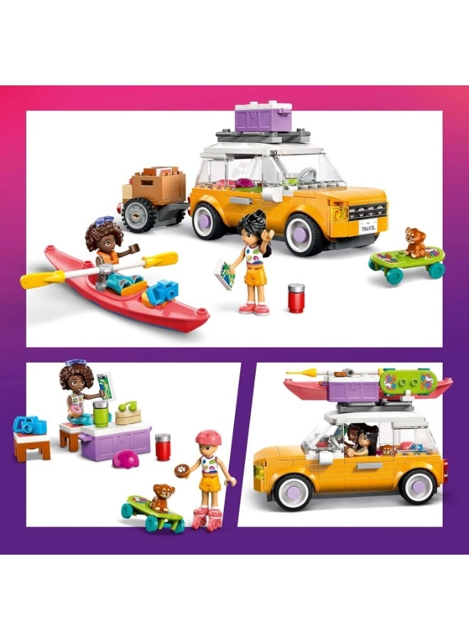 Friendship Road-Trip Travel Car (42659) - 2 mini dolls Trailer Kayak