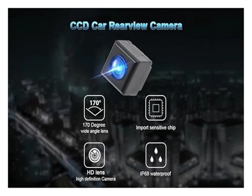 Reverse car rear view camera - Night vision Wired 720 x 540 pixels