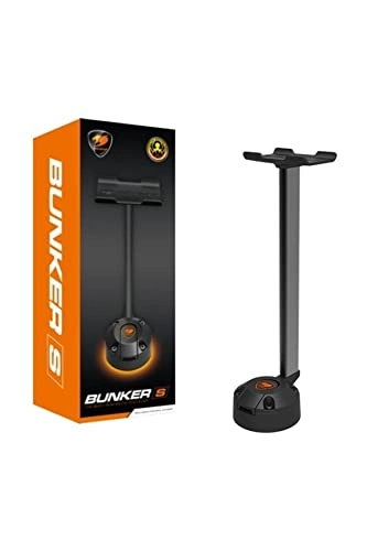 Bunker S - Headset Hanger Vacuum Suction Pad 2-Port USB Hub RGB