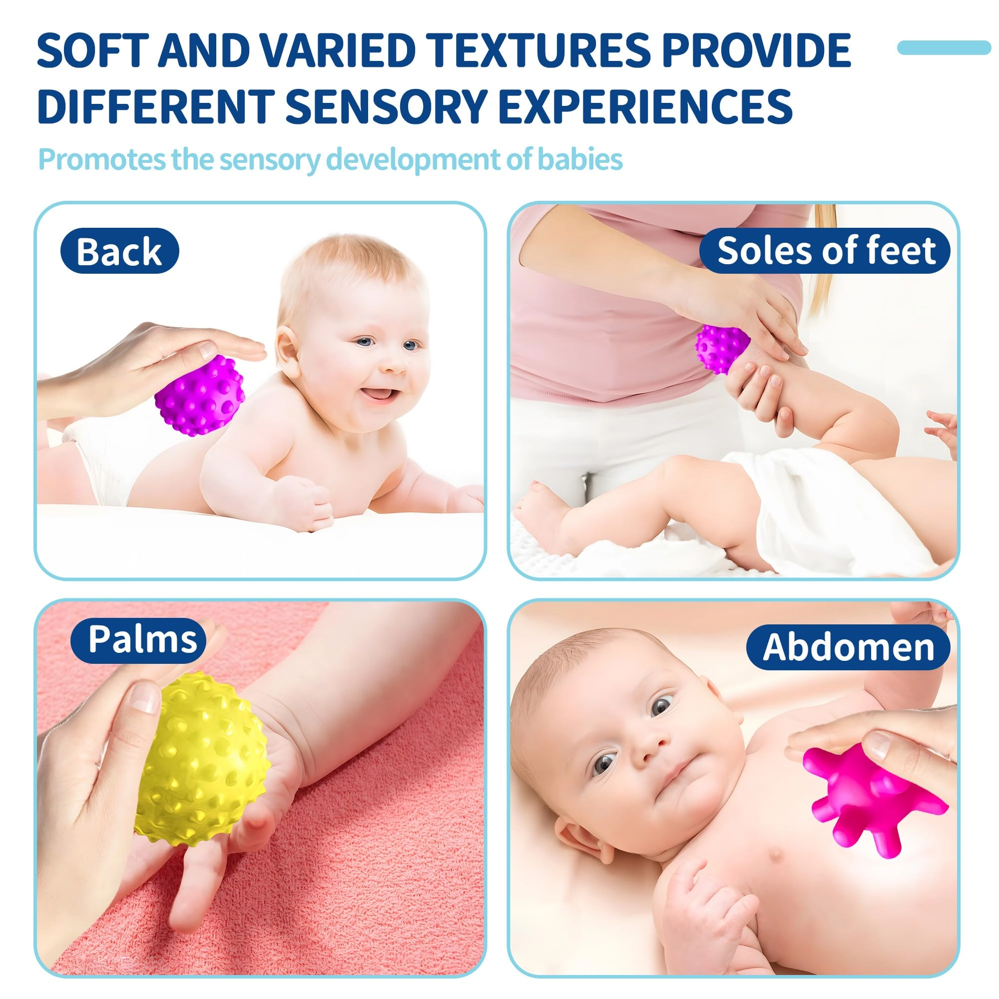 Sensory Textured Balls - Plastic