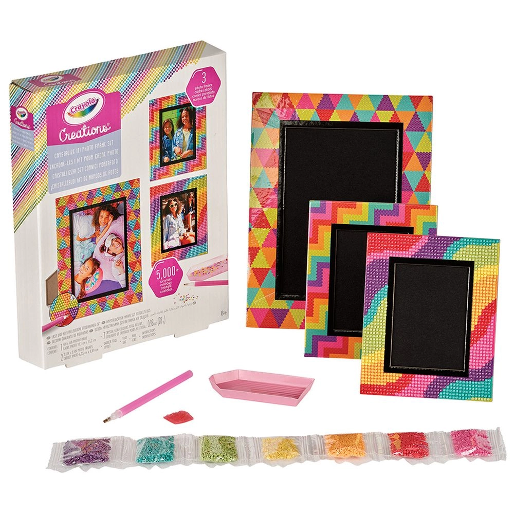 Crayola Creations Crystalize It Set - over 12,000 pieces applicator, wax, tray and instructions
