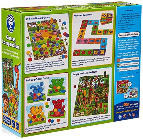 Games Compendium - 3 years to 6 years 4 pieces