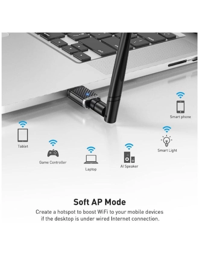 USB Wi-Fi Adapter - Dual Band USB 3.0 Wireless